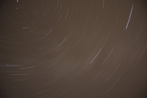 Stjernehimmel, 17mm, F4.0, ISO 100, 54m50s